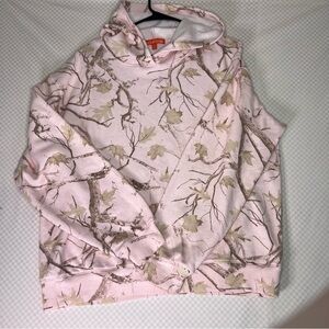 Social Scene Camo Pullover Hoodie Size XL Y2K 2000s Streetwear